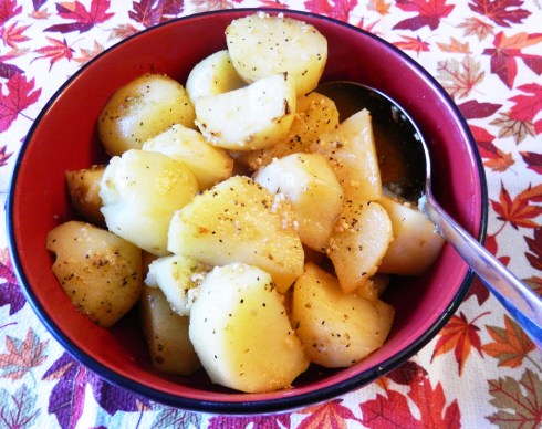 Greek Roasted Potatoes | baconavecbacon.com